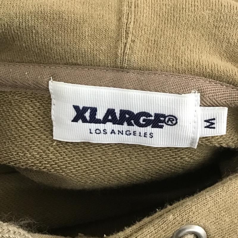 エクストララージ XLARGE パーカー 長袖 長袖パーカー フード付きパーカー プリントスウェット トレーナー M プリント ベージュ / ベージュ / メンズ USED 古着 中古 10104884