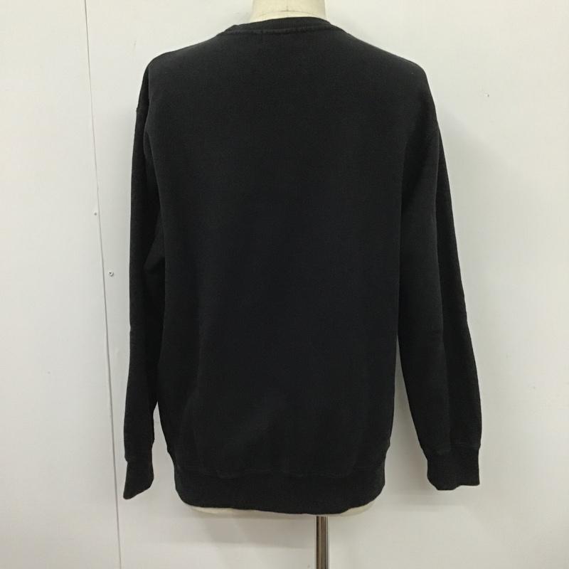 エクストララージ XLARGE トレーナー 長袖 長袖スウェット 長袖トレーナー リブカットソー 長袖カットソー 刺繍トレーナー M ロゴ、文字 黒 / ブラック / メンズ USED 古着 中古 10104886