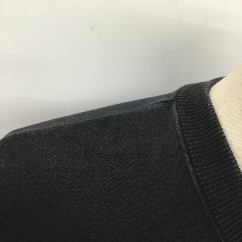 エクストララージ XLARGE トレーナー 長袖 長袖スウェット 長袖トレーナー リブカットソー 長袖カットソー 刺繍トレーナー M ロゴ、文字 黒 / ブラック / メンズ USED 古着 中古 10104886