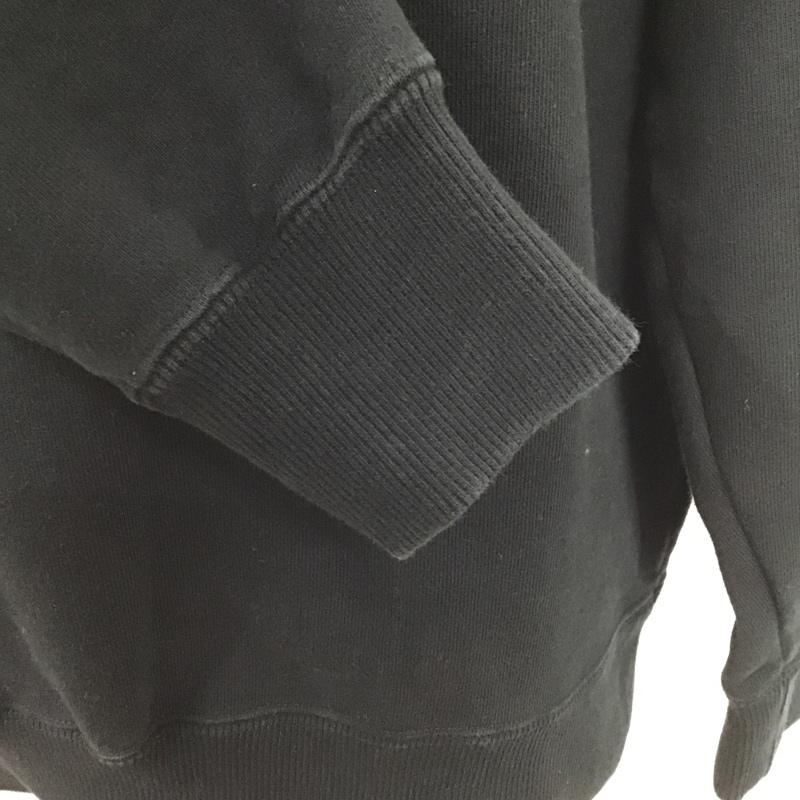 エクストララージ XLARGE トレーナー 長袖 長袖スウェット 長袖トレーナー リブカットソー 長袖カットソー 刺繍トレーナー M ロゴ、文字 黒 / ブラック / メンズ USED 古着 中古 10104886