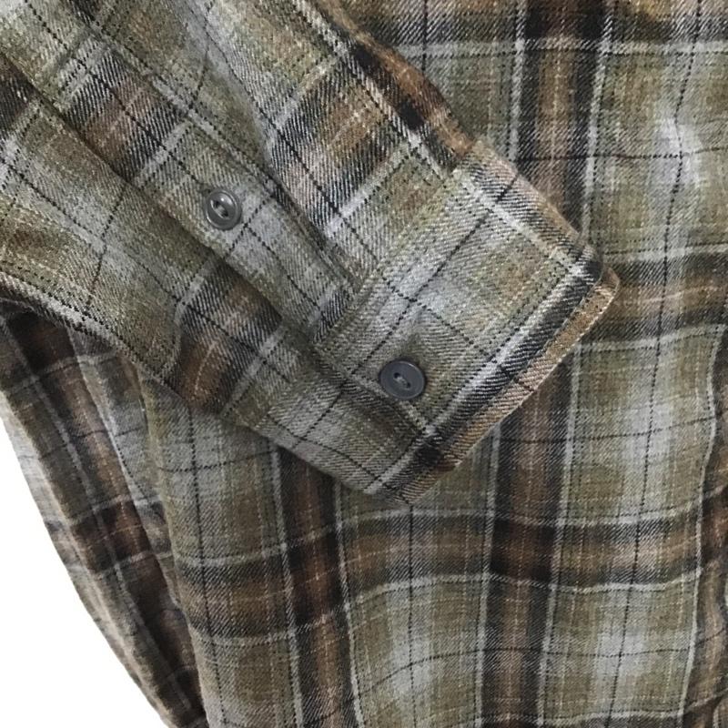 古着 USED シャツ、ブラウス 長袖 長袖シャツ カラーシャツ ポケットシャツ 長袖チェックカットソー XL チェック マルチカラー / マルチカラー / メンズ USED 古着 中古 10104895