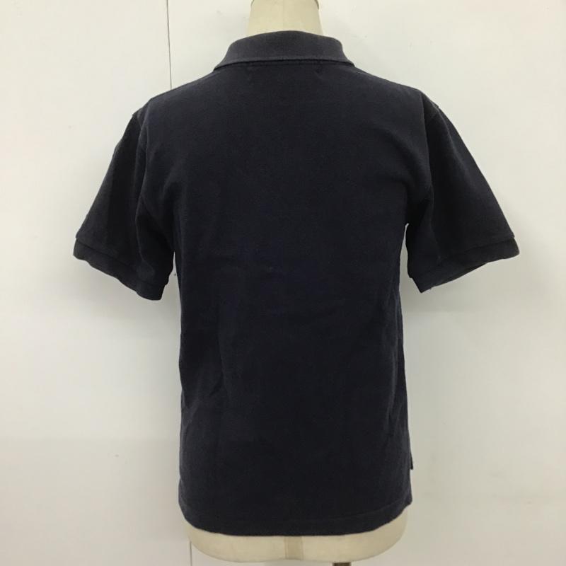 プレイコムデギャルソン PLAY COMME des GARCONS ポロシャツ 半袖 AZ-T005 ハート ワッペン S ワンポイント 紺 / ネイビー / レディース USED 古着 中古 10104917