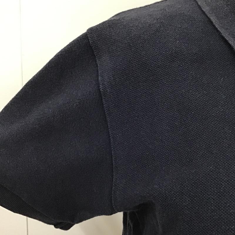 プレイコムデギャルソン PLAY COMME des GARCONS ポロシャツ 半袖 AZ-T005 ハート ワッペン S ワンポイント 紺 / ネイビー / レディース USED 古着 中古 10104917