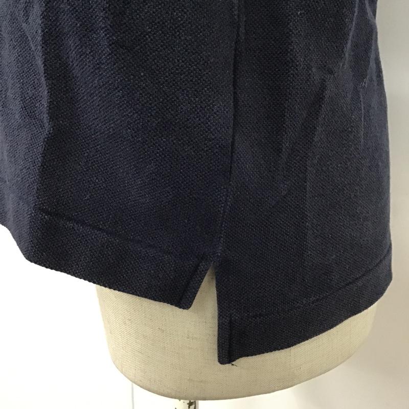 プレイコムデギャルソン PLAY COMME des GARCONS ポロシャツ 半袖 AZ-T005 ハート ワッペン S ワンポイント 紺 / ネイビー / レディース USED 古着 中古 10104917