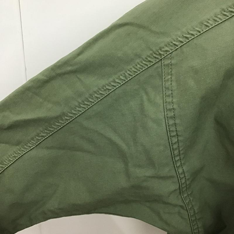 エヘカソポ ehka sopo ジャケット、上着 ライダース コットン M 無地 カーキ / カーキ / レディース USED 古着 中古 10104920