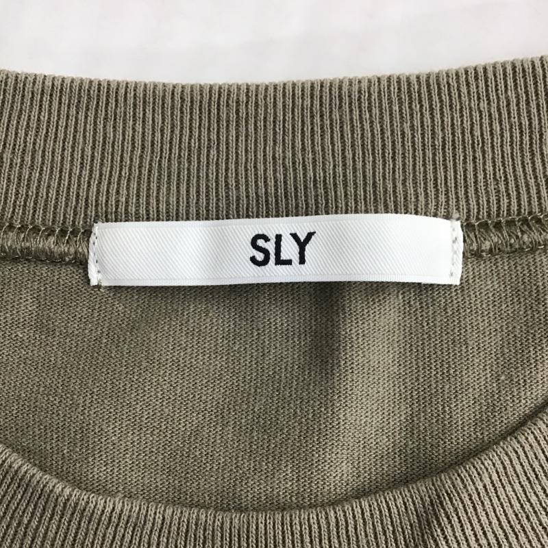スライ SLY ワンピース ミニスカート 030ESY83-3250 GATHER PUFF MINI OP カットソーOP FREE 無地 灰 / グレー /  レディース USED 古着 中古 10104925