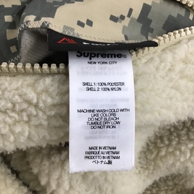 シュプリーム Supreme ジャケット、上着 ジャンパー、ブルゾン 23AW PolartecShearlingReversiblePullover ボアジャケット アウター リバーシブル M カモフラージュ柄・迷彩 マルチカラー / マルチカラー / メンズ USED 古着 中古 10104926