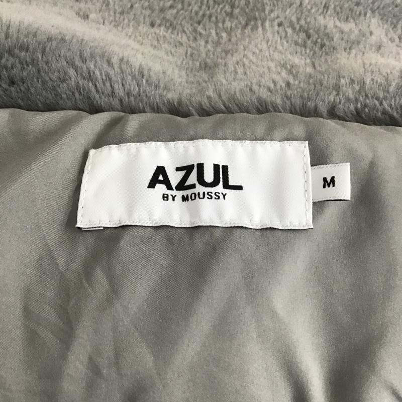 アズールバイマウジー AZUL BY MOUSSY コート コート一般 250EAC30-255I フラッフィーショールカラーコート アウター カラージャケット M 無地 灰 / グレー / レディース USED 古着 中古 10104928