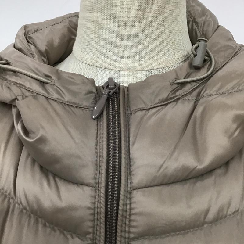 ユニクロ UNIQLO ジャケット、上着 ジャンパー、ブルゾン 217-069160 ウルトラライトダウン ロングコート ジップアップジャケット L 無地 ベージュ / ベージュ / レディース USED 古着 中古 10104930