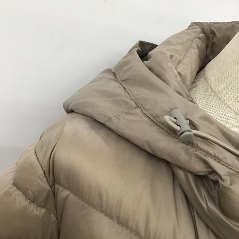 ユニクロ UNIQLO ジャケット、上着 ジャンパー、ブルゾン 217-069160 ウルトラライトダウン ロングコート ジップアップジャケット L 無地 ベージュ / ベージュ / レディース USED 古着 中古 10104930