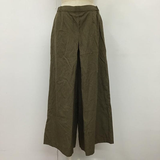 ニコアンド niko and... ボトムス ボトムス S216IL27AD ワイドパンツ 洗えるツイルアソートスカーチョ 3 チェック 茶 / ブラウン / X ベージュ / ベージュ / X ダークブラウン / ダークブラウン /  レディース USED 古着 中古 10104932