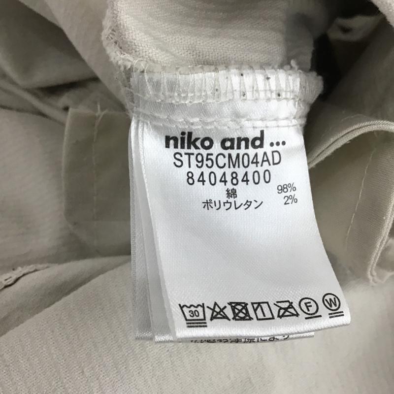 ニコアンド niko and... スカート ロングスカート ロングスカート コーデュロイスカート タイトスカート バックスリット 3 無地 オフホワイト / オフホワイト / レディース USED 古着 中古 10104936