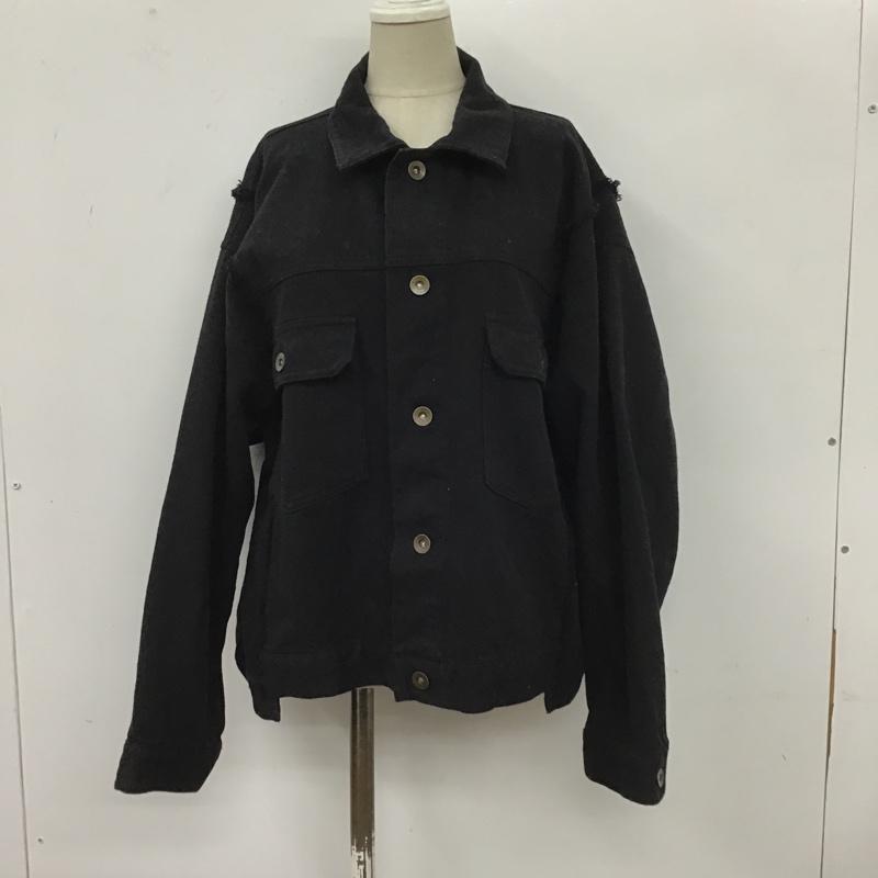 ニコアンド niko and... ジャケット、上着 ジャケット、ブレザー G FREE 無地 黒 / ブラック / レディース USED 古着 中古 10104946