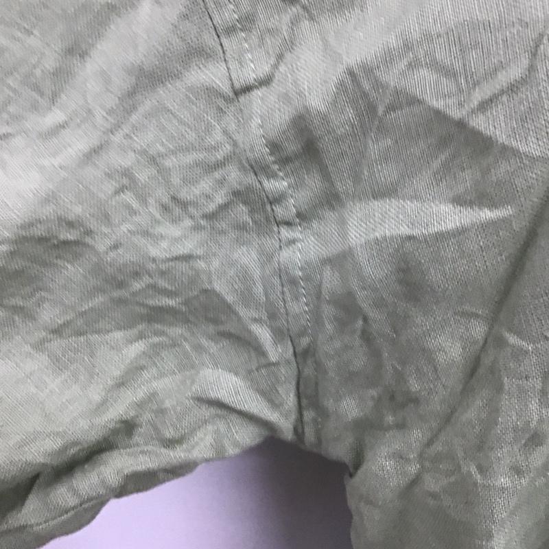 ザラ ZARA シャツ、ブラウス 長袖 長袖シャツ カラーシャツ ポケットシャツ 長袖カットソー M 無地 カーキ / カーキ / レディース USED 古着 中古 10104948