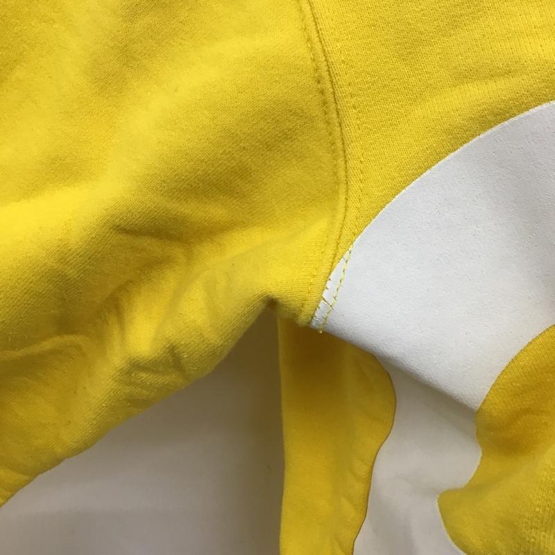 シュプリーム Supreme トレーナー 長袖 15FW ビッグSupロゴハーフジップスウェット 15AW S ロゴ、文字 黄 / イエロー / X 白 / ホワイト / メンズ USED 古着 中古 10104953