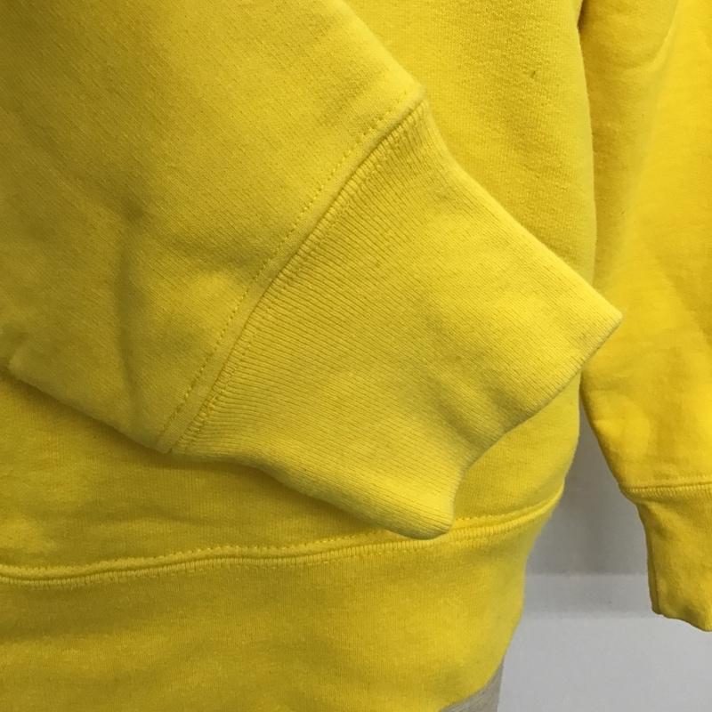 シュプリーム Supreme トレーナー 長袖 15FW ビッグSupロゴハーフジップスウェット 15AW S ロゴ、文字 黄 / イエロー / X 白 / ホワイト / メンズ USED 古着 中古 10104953