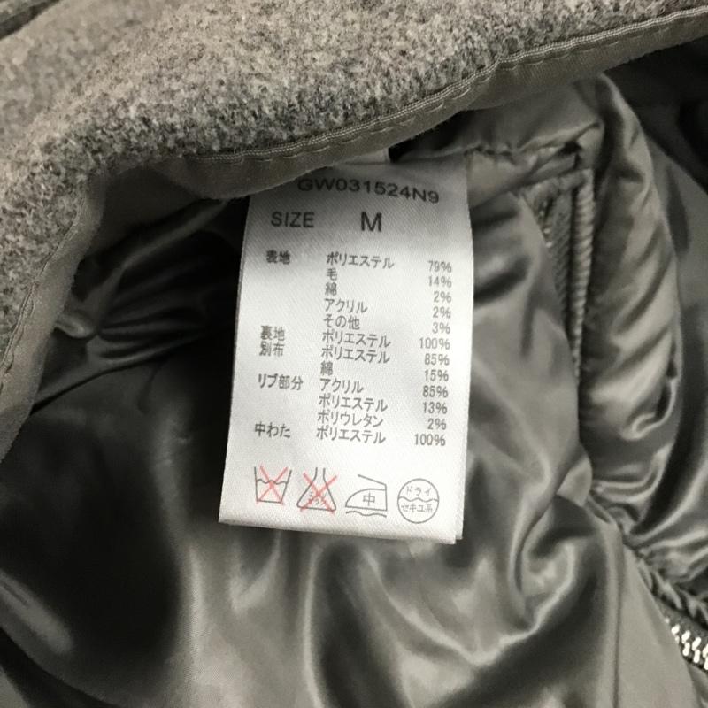 グローバルワーク GLOBAL WORK コート コート一般 GW031524N9 中綿ジャケット M 無地 灰 / グレー / メンズ USED 古着 中古 10104956