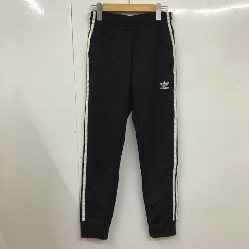 アディダス adidas ボトムス ボトムス CW1275 スリーラインロゴロングトラックパンツ ジャージ スポーツウェア XS ロゴ、文字 白 / ホワイト / X 黒 / ブラック / レディース USED 古着 中古 10104957