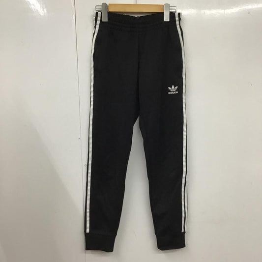 アディダス adidas ボトムス ボトムス CW1275 スリーラインロゴロングトラックパンツ ジャージ スポーツウェア XS ロゴ、文字 白 / ホワイト / X 黒 / ブラック /  レディース USED 古着 中古 10104957