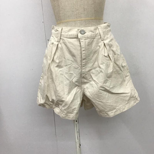 マウジー MOUSSY パンツ ショートパンツ 010EAA11-5530 DENIMFLAREショートパンツ ハーフパンツ カジュアルパンツ 1 無地 オフホワイト / オフホワイト /  レディース USED 古着 中古 10104959