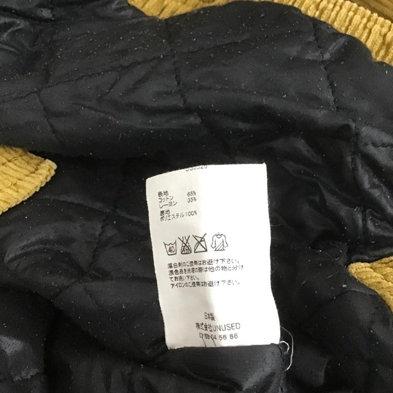 アンユーズド UNUSED ジャケット、上着 ジャケット、ブレザー シャツジャケット コーデュロイ 裏キルティング 3 無地 キャメル / キャメル / メンズ USED 古着 中古 10104961