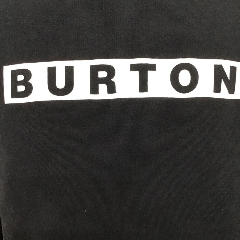 バートン BURTON トレーナー 長袖 Vault Crew スウェット 裏起毛 ボックスロゴ プリント M ロゴ、文字 黒 / ブラック / メンズ USED 古着 中古 10104974