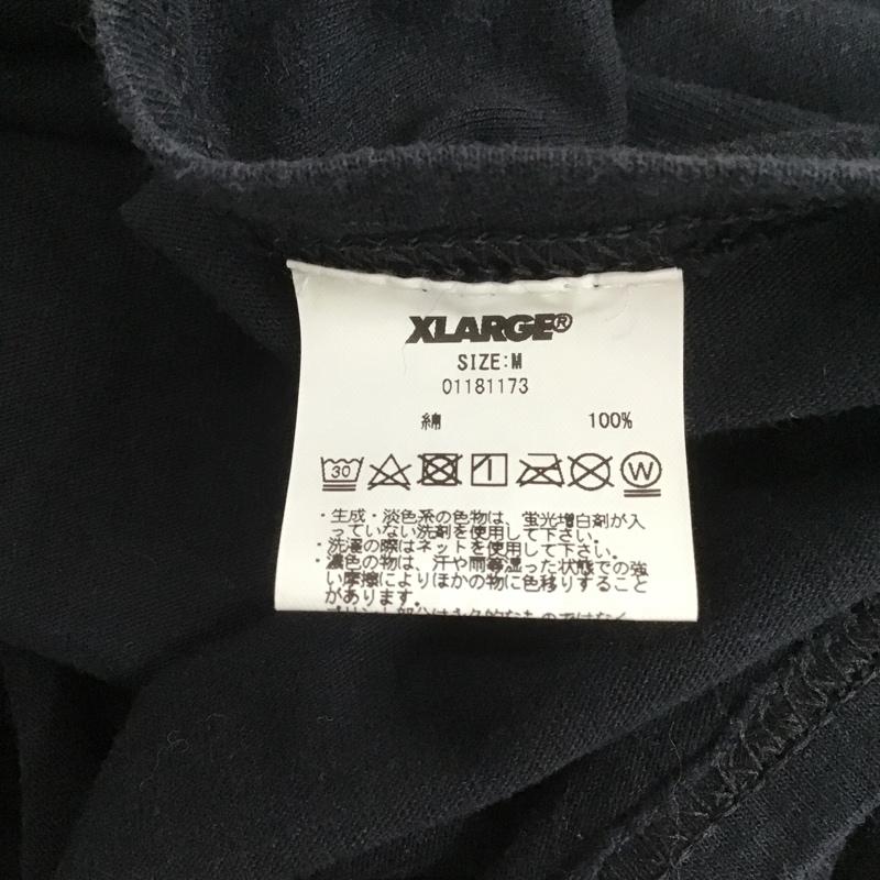 エクストララージ XLARGE Tシャツ 半袖 01181173 エウレカセブン コラボ クルーネック プリント M キャラクター 黒 / ブラック / メンズ USED 古着 中古 10104978