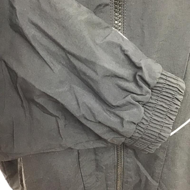アディダス adidas ジャケット、上着 ジャケット、ブレザー FT1739 adidas×MOUSSY コラボ ナイロンジャケット ジップアップジャケット S ロゴ、文字 黒 / ブラック / レディース USED 古着 中古 10104995