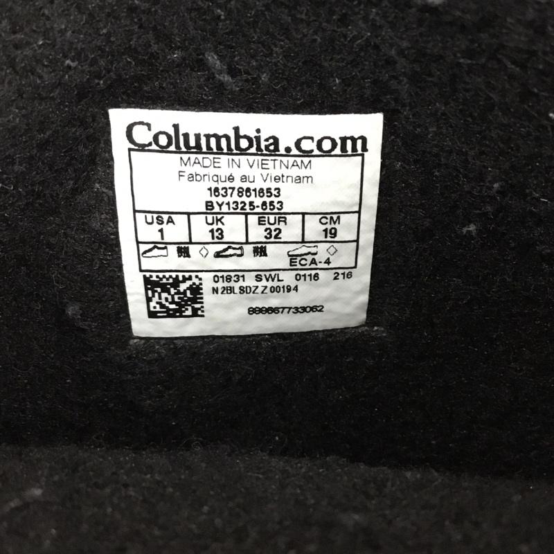 コロンビア Columbia シューズ シューズ BY1325-653 スノーブーツ ウィンターブーツ キッズ 19cm ライナー付き 防水 19.0cm ロゴ、文字 赤 / レッド / X 薄緑 / ライトグリーン / X 黒 / ブラック / ガールズ USED 古着 中古 10105002
