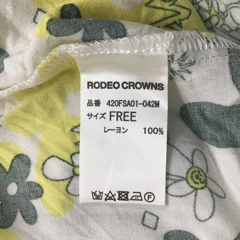 ロデオクラウンズ Rodeo Crowns シャツ、ブラウス 半袖 420FSA01-042M MATTFLOWERシャツ 半袖シャツ プリントシャツ FREE プリント マルチカラー / マルチカラー / レディース USED 古着 中古 10105018