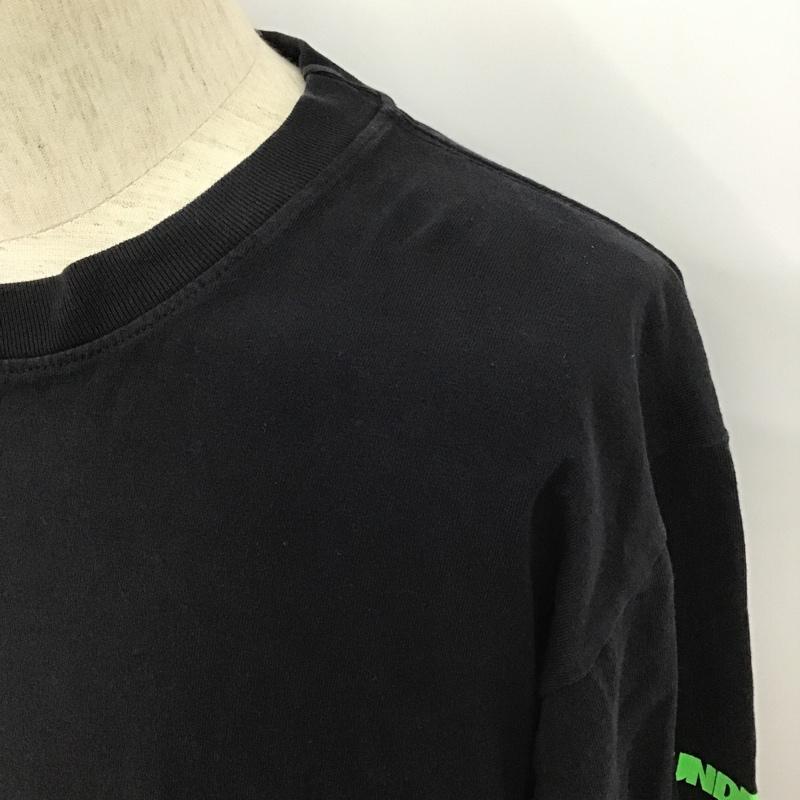 アンディフィーテッド UNDEFEATED カットソー 長袖 190077001013 長袖Tシャツ クルーネックカットソー プリント長袖カットソー M ロゴ、文字 黒 / ブラック / メンズ USED 古着 中古 10105021