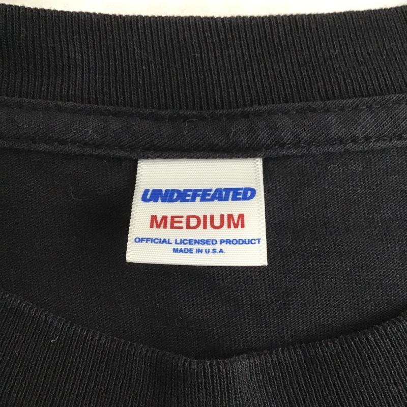 アンディフィーテッド UNDEFEATED カットソー 長袖 190077001013 長袖Tシャツ クルーネックカットソー プリント長袖カットソー M ロゴ、文字 黒 / ブラック / メンズ USED 古着 中古 10105021