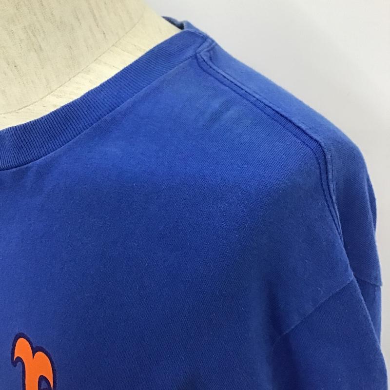 ラファイエット Lafayette カットソー 長袖 長袖カットソー クルーネックカットソー ロングスリーブカットソー プリントTシャツ M プリント 青 / ブルー / メンズ USED 古着 中古 10105022