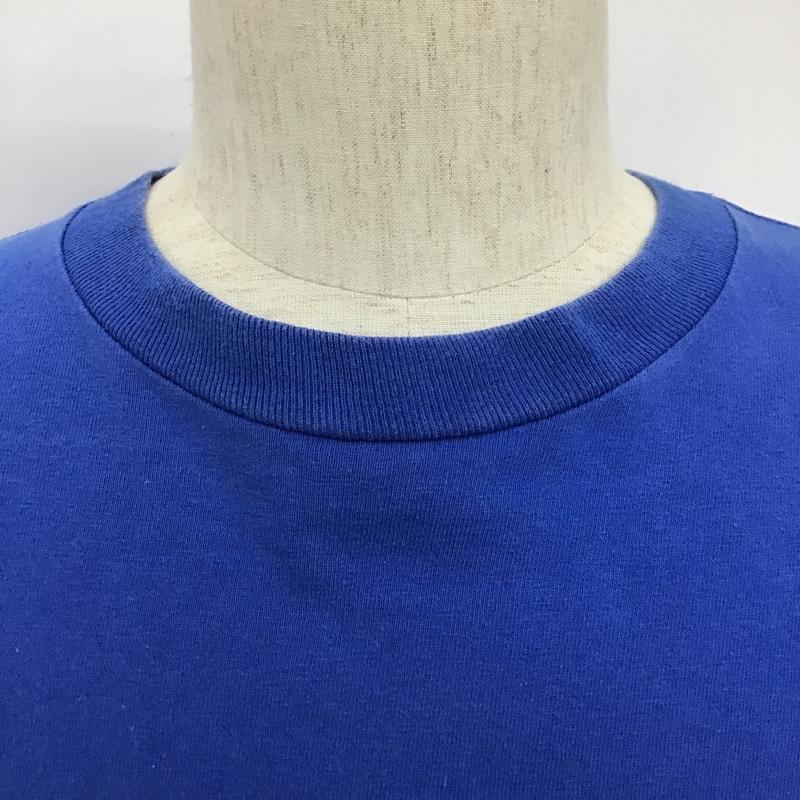 ラファイエット Lafayette カットソー 長袖 長袖カットソー クルーネックカットソー ロングスリーブカットソー プリントTシャツ M プリント 青 / ブルー / メンズ USED 古着 中古 10105022