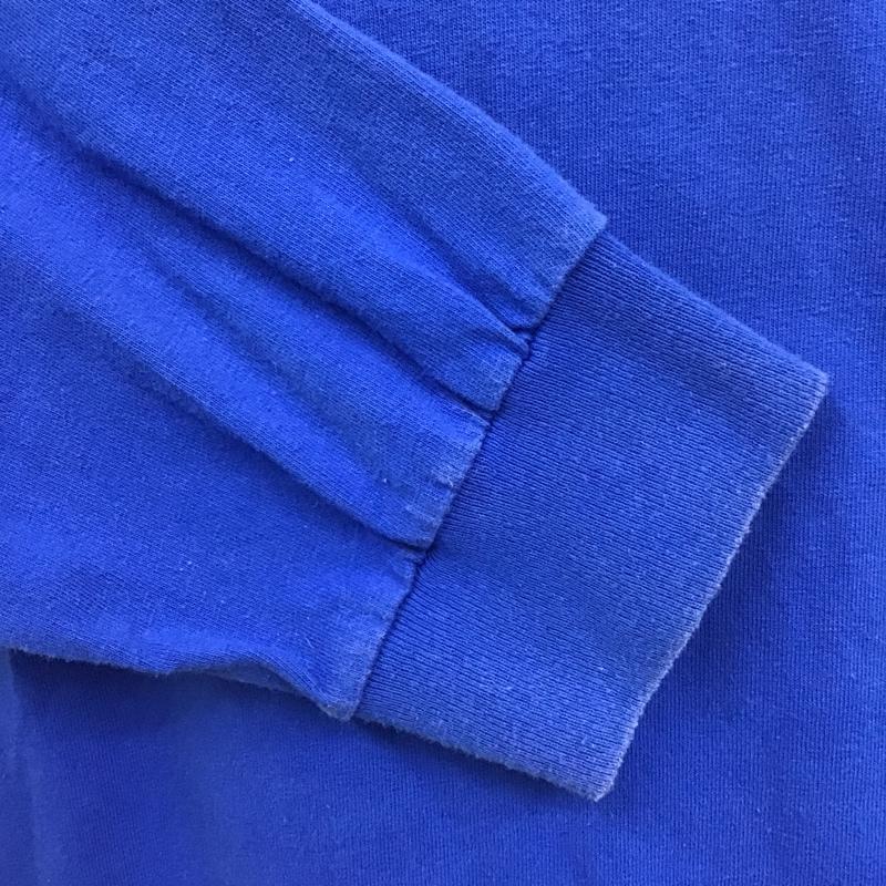 ラファイエット Lafayette カットソー 長袖 長袖カットソー クルーネックカットソー ロングスリーブカットソー プリントTシャツ M プリント 青 / ブルー / メンズ USED 古着 中古 10105022
