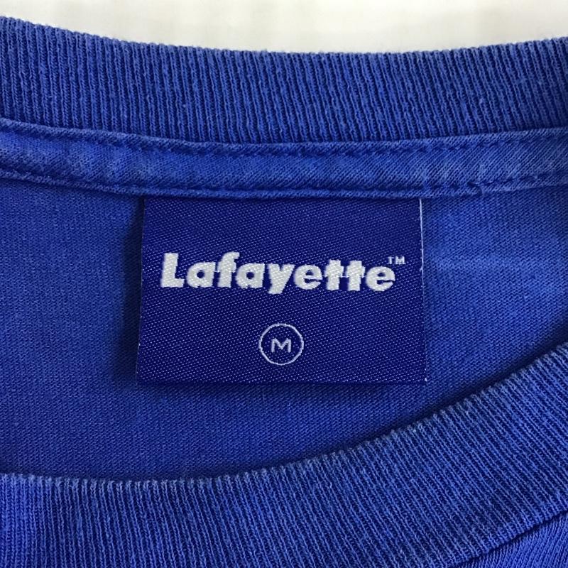 ラファイエット Lafayette カットソー 長袖 長袖カットソー クルーネックカットソー ロングスリーブカットソー プリントTシャツ M プリント 青 / ブルー / メンズ USED 古着 中古 10105022