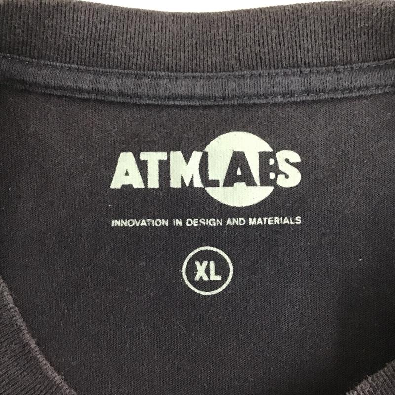 アトモス atmos カットソー 長袖 長袖カットソー クルーネックカットソー ロングスリーブカットソー プリントTシャツ XL プリント 紺 / ネイビー / メンズ USED 古着 中古 10105023