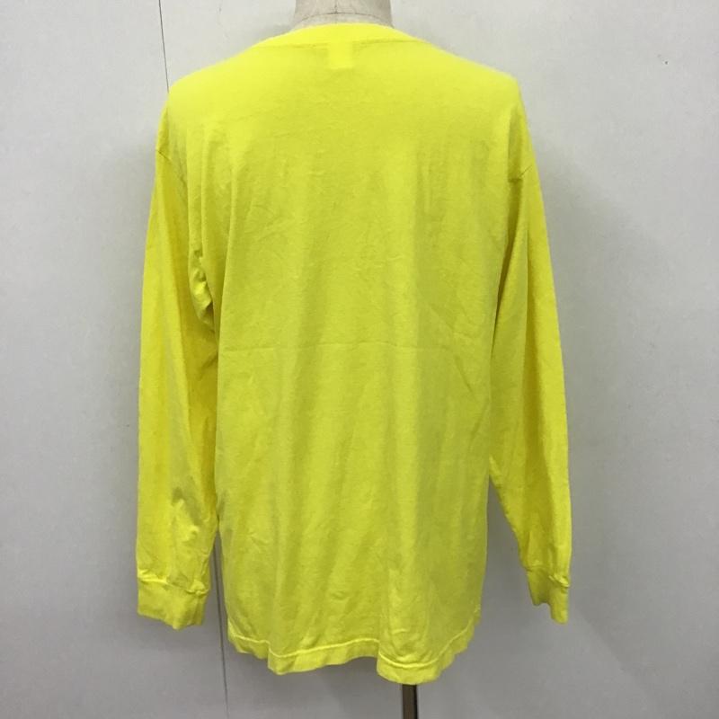 アンディフィーテッド UNDEFEATED カットソー 長袖 長袖カットソー クルーネックカットソー ロングスリーブカットソー プリントTシャツ M プリント 黄 / イエロー / メンズ USED 古着 中古 10105024
