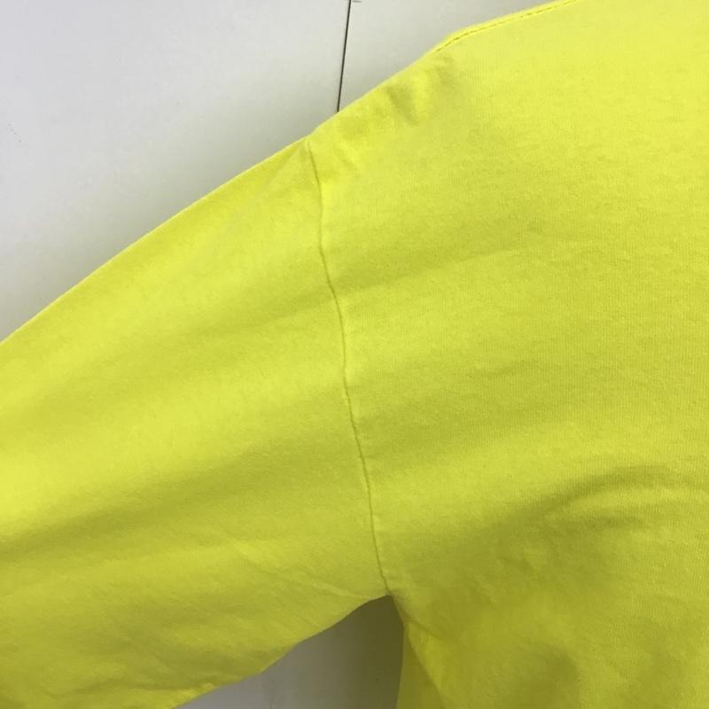 アンディフィーテッド UNDEFEATED カットソー 長袖 長袖カットソー クルーネックカットソー ロングスリーブカットソー プリントTシャツ M プリント 黄 / イエロー / メンズ USED 古着 中古 10105024