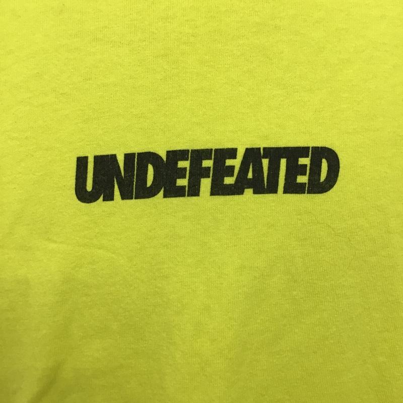 アンディフィーテッド UNDEFEATED カットソー 長袖 長袖カットソー クルーネックカットソー ロングスリーブカットソー プリントTシャツ M プリント 黄 / イエロー / メンズ USED 古着 中古 10105024
