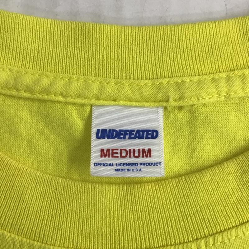 アンディフィーテッド UNDEFEATED カットソー 長袖 長袖カットソー クルーネックカットソー ロングスリーブカットソー プリントTシャツ M プリント 黄 / イエロー / メンズ USED 古着 中古 10105024