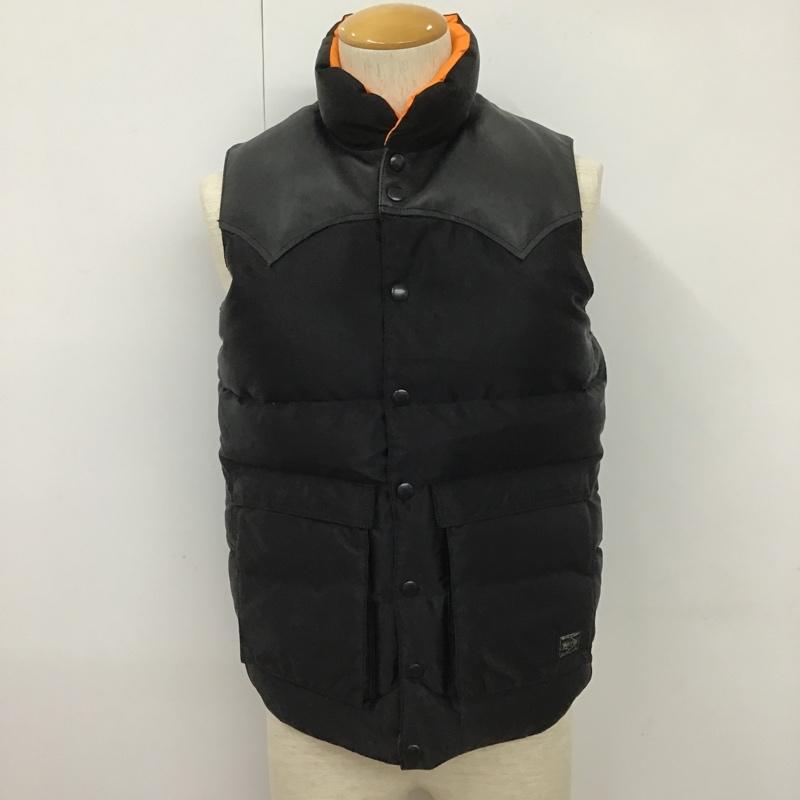 ロッキー マウンテン フェザーベッド Rocky Mountain FeatherBed ベスト ベスト 450-492-64 RockyMountainFeatherbed×PORTER×BEAMS コラボ ダウンベスト 36 無地 黒 / ブラック / メンズ USED 古着 中古 10105031