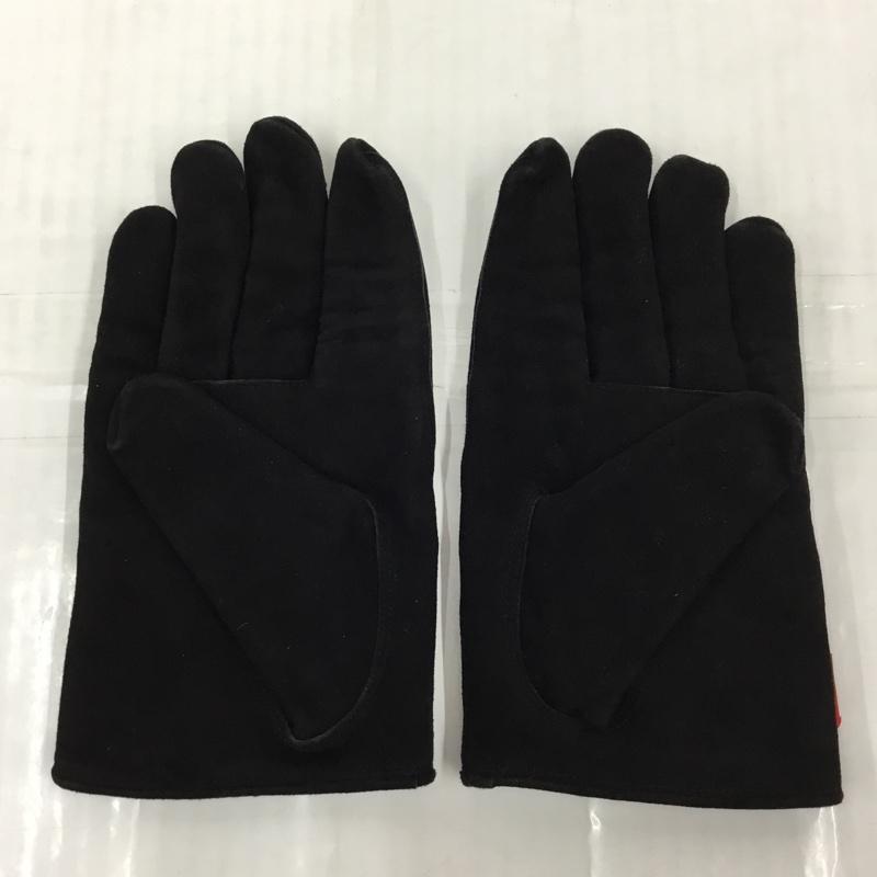 ダブルタップス WTAPS ファッション小物 手袋 レザー スエード ロゴ、文字 黒 / ブラック / メンズ USED 古着 中古 10105055