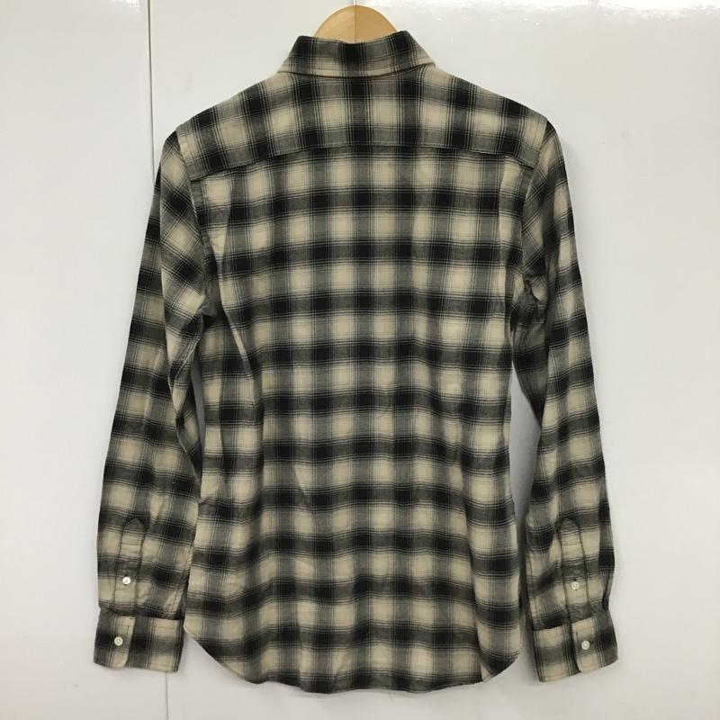 デニム アンド サプライ DENIM & SUPPLY シャツ、ブラウス 長袖 長袖シャツ チェックシャツ カラーシャツ 長袖カットソー S チェック ベージュ / ベージュ / メンズ USED 古着 中古 10105076