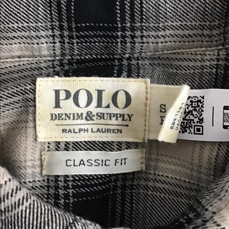 デニム アンド サプライ DENIM & SUPPLY シャツ、ブラウス 長袖 長袖シャツ チェックシャツ カラーシャツ 長袖カットソー S チェック ベージュ / ベージュ / メンズ USED 古着 中古 10105076