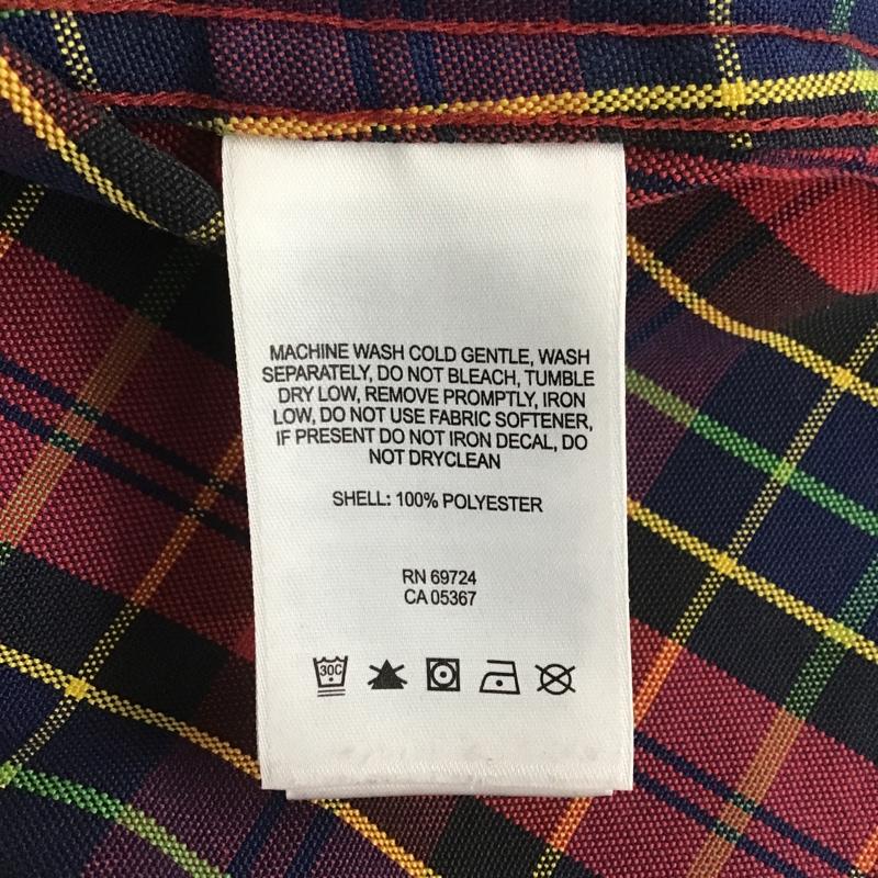 コロンビア Columbia ワンピース ひざ丈スカート 長袖チェックワンピース シャツワンピース タイトワンピース L チェック マルチカラー / マルチカラー / レディース USED 古着 中古 10105081