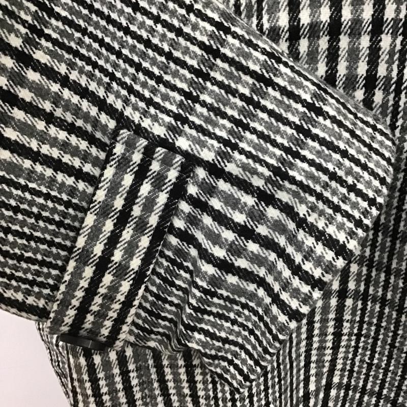 アビトーキョー ABITOKYO コート コート一般 A01B3932AB ダブルチェスターコート ロングコート アウター 0 チェック 黒 / ブラック / X 白 / ホワイト / X 灰 / グレー / レディース USED 古着 中古 10105094