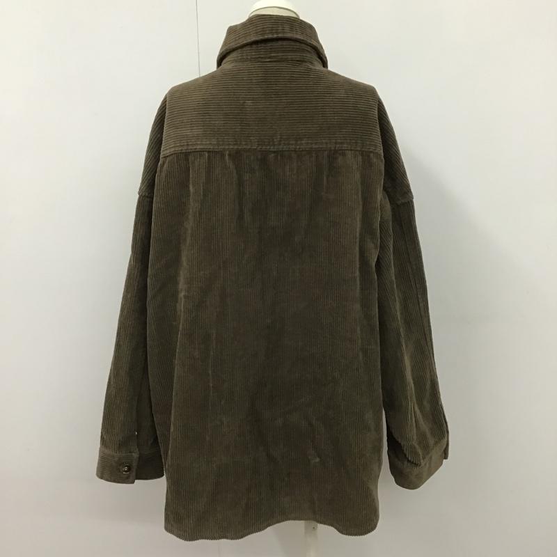 フリークスストア FREAK'S STORE ジャケット、上着 ジャンパー、ブルゾン FKU2020-M コーデュロイジャケット ポケットジャケット カジュアルジャケット L 無地 茶 / ブラウン / レディース USED 古着 中古 10105096