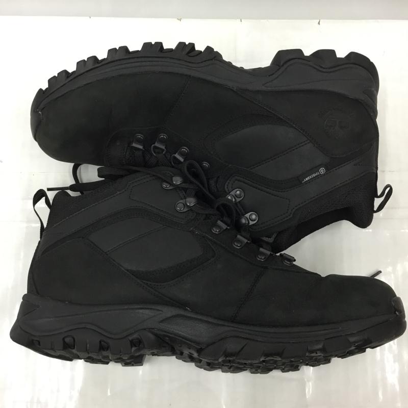 ティンバーランド Timberland ブーツ ショートブーツ 2731R ハイキングブーツ 29cm 29.0cm ロゴ、文字 黒 / ブラック / メンズ USED 古着 中古 10105100