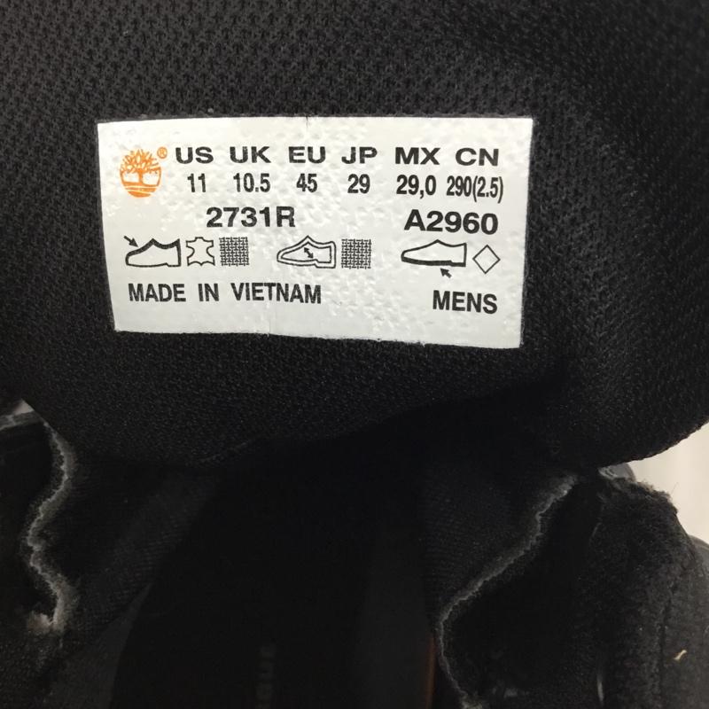 ティンバーランド Timberland ブーツ ショートブーツ 2731R ハイキングブーツ 29cm 29.0cm ロゴ、文字 黒 / ブラック / メンズ USED 古着 中古 10105100